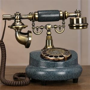 Telefoons retro vaste telefoon huishouden huishouden antiek nostalgisch ouderwetse draaitafel Europese bedraad vaste telefoon voor huis 230812