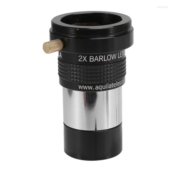 Télescope 1.25 Pouce Oculaire 2X Lentille Barlow Corps Entièrement Métallique M42 X 0.75Mm Pour Astronomique