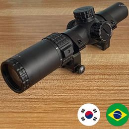 Télescope 1-5X24IR réflexe optique rouge/vert métal HD Zoom réglable calibrateur de tactiques de chasse