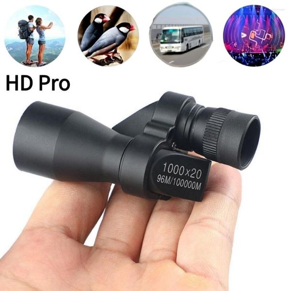 Telescopio 1 pieza portátil de alta definición Mini bolsillo Monocular aumento Zoom al aire libre pesca caza Camping