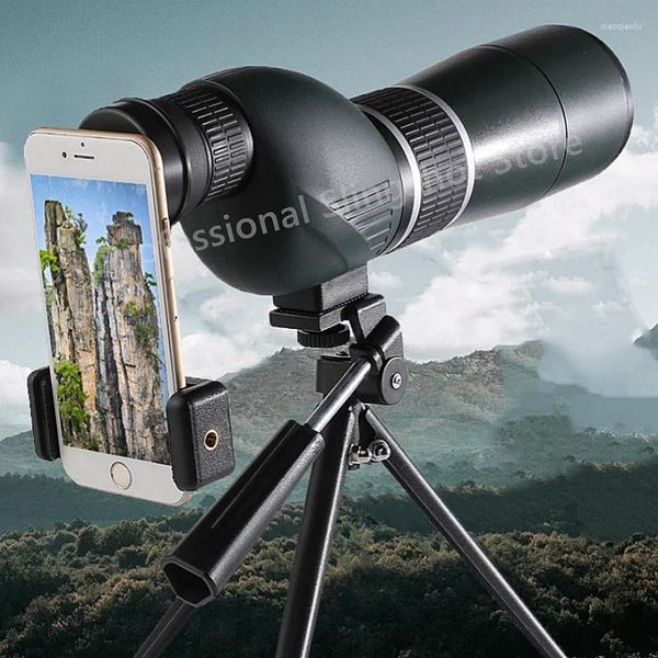 Telescopio 20-60X60 Zoom Monocular Prisma remoto de alta definición impermeable Camping observación de aves paisaje potente