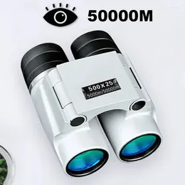 Telescopio 50000m Auto Focus 500x25 Binoculares potentes Mini Portable Mini Portable Monocular