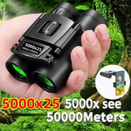 Télescope 5000X25 50000m Zoom HD jumelles puissantes professionnelles monoculaire Portable longue portée optique BAK4 pour le Camping en plein air