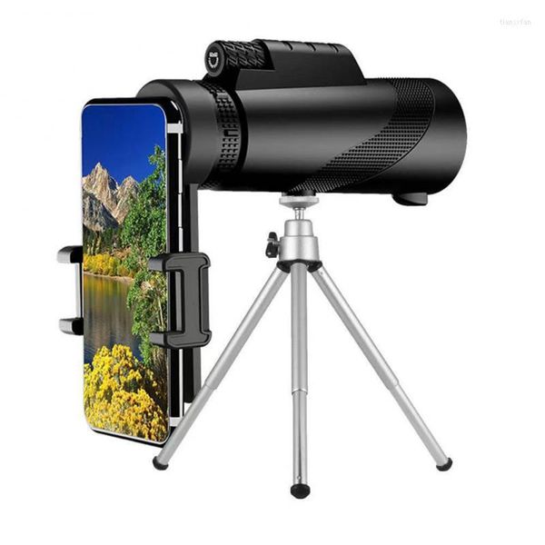 Télescope 80X100 HD Professionnel Monoculaire Téléphone Caméra Zoom Starscope Trépied Clip Pour Camping En Plein Air Accessoire