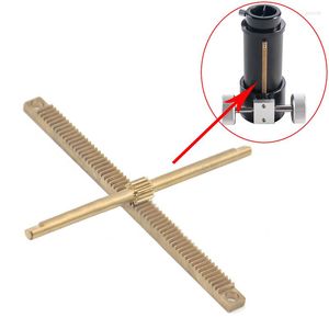 Telescopio astronómico Focuser Rack Shaft Set 0.5M Full Brass Focusing Gear and Axle DIY Replacement