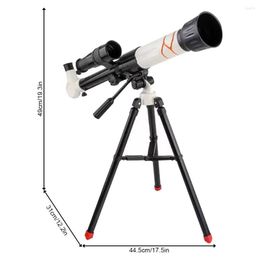 Télescope astronomique avec trépied réglable télescopes hauts observation des oiseaux en plein air monoculaire voyage enfants cadeau