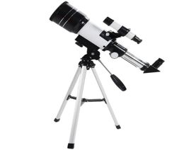 Jumelles de télescope 1 ensemble d'observation des étoiles réfractant avec support pour téléphone Tripod8386096