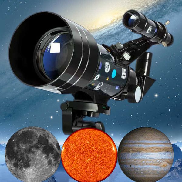 Télescope Jumelles 150X 500000m HD Téscope Astronomique Professionnel Puissant Monoculaire Longue Portée Jumelles Lune Cadeaux pour Enfants Camping Voyage HKD230627