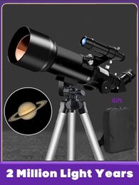 Binoculares telescópicos 233X ampliar telescopio astronómico profesional 70mm objetivo grande binoculares espaciales astronomía Luna Marte Júpiter HKD230627