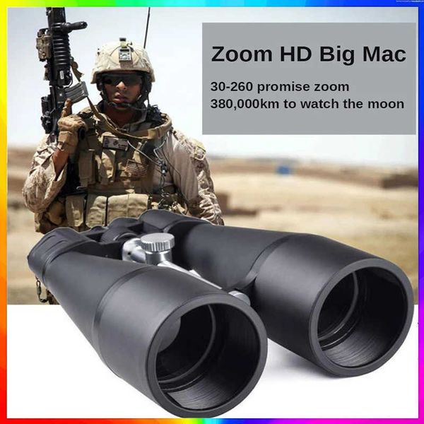 Télescope Jumelles 30-260X Zoom Moon HD 4K Jumelles Puissantes Longue Portée Métal Militaire Professionnel Tescope Chasse Faible Lumière Vision Nocturne Pour HKD230627