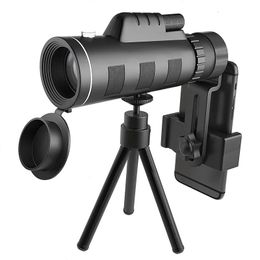 Jumelles de télescope 40X Zoom militaire HD Portable puissant monoculaire longue portée télescope professionnel IPX4 monoculaire randonnée escalade Spyglass 231024