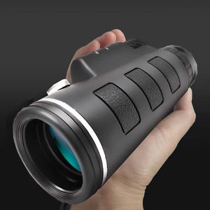 Jumelles de télescope 40X Zoom HD Portab Jumelles puissantes militaires Longue portée Tescope professionnel Monoculaire Spyglass Low Night Vision Hunting HKD230627