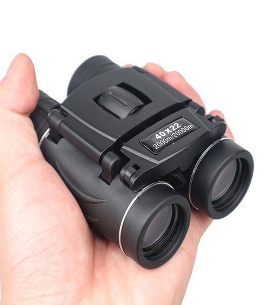 Télescope Binoculars 40x22 HD HD 2000m à longue portée pliant mini bak4 FMC Optics for Hunting Sports Outdoor Camping Travel7689236