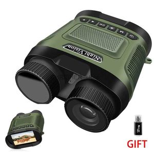 Telescope Binoculars 4K 8X Zoom numérique Vision nocturne jumelles dispositif infrarouge chasse puissant télescope jour nuit double usage sombre 350ML231226