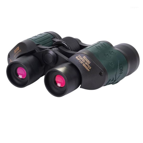 Binoculares telescópicos 60X60 Binocular para acampar al aire libre Observación de aves Caza HD Lente de revestimiento múltiple portátil