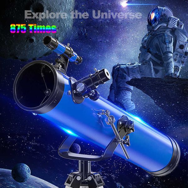 Jumelles de télescope 875 fois Zoom Tescope Astronomic Professional 1,25 pouces Nouvelle mise à niveau HD Night Vision Deep Space Star View Moon Meteor Shower HKD230627