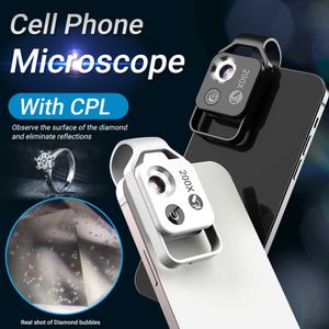 Télescope Jumelles APEXEL 200X Téléphone Caméra Microscope ns HD Puissant téléphone portable téscope ns Portab Microscope Numérique Téléphone Macro ntes HKD230627