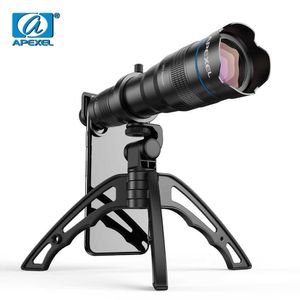 Télescope Jumelles APEXEL HD 36X Tephoto Zoom ns Monoculaire avec Selfie Trépied pour iPhone Samsung Autres Smartphones Voyage Chasse Randonnée Sports HKD230627