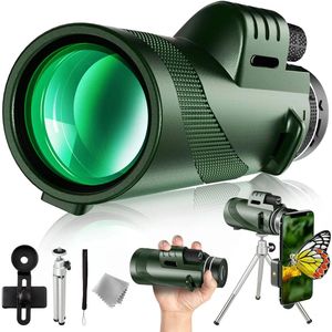 Jumelles de télescope APEXEL puissant 80X100 HD monoculaire longue portée Zoom avec trépied pince de téléphone pour la chasse en plein air Camping tourisme 231206