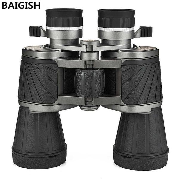 Télescope Jumelles Baigish 10x50 Jumelles Russe Puissant Tescope Militaire Vision Nocturne Verre Optique Professionnel pour La Chasse Observation Des Oiseaux HKD230627