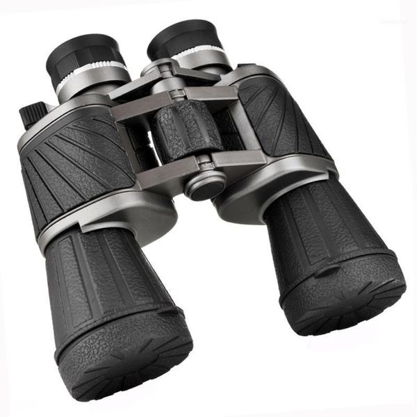 Binoculares telescopio Baigish 10x50 militar Bak4 Binocular Zoom profesional fútbol caza alta calidad potente DM-4 genuino