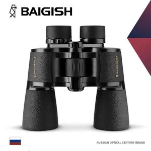 Jumelles de télescope BAIGISH 20x50 HD puissantes 3000 m longue portée militaire Spyglass Vision nocturne étiquette d'or optique pour la chasse 231128