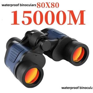 Telescoop Binoculars Binocars CAM 80x80 Lange afstand 15000m HD High Power Tourism Powerf Hunting 231206 Drop Delivery Sports Outdoor Dhrxn