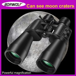 Jumelles de télescope Borwolf 10-380X100 Grossissement élevé Zoom longue portée 10-60 fois Jumelles de télescope de chasse HD Professiona Zoom HKD230627