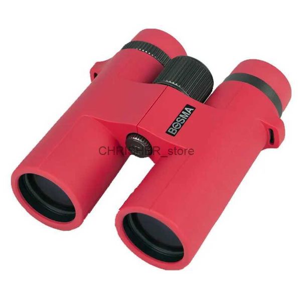 Télescope jumelles Bosma Heron 10X42 bleu rouge blanc jumelles haute puissance HD ménage paysage ciel concertL231226