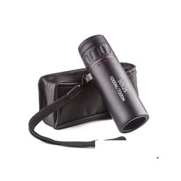 Télescope Binoculars Mini Focus portable 30x25 HD Optical Monocar Low Vision Night Vision étanche Zoomable 10x Portée pour la chasse au voyage Dhalj