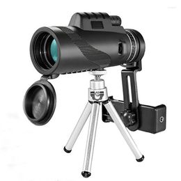 Télescope jumelles monoculaire 40x60 puissant Zoom de haute qualité grande poche Lll Vision nocturne militaire HD chasse professionnelle