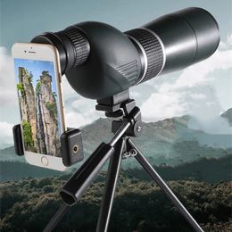 Télescope Jumelles Monoculaire Zoom Télescope Puissant Monoculaire Bak4 Prisme Étanche Anti-buée Camping Observation des Oiseaux Paysage Télescopes Pour Téléphone 231102