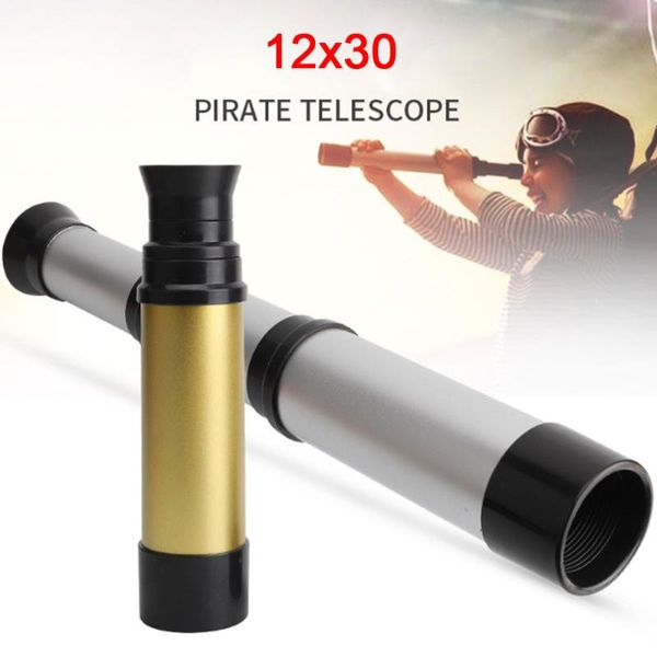 Télescope Jumelles Pirate Vision Nocturne Monoculaire 12x30 HD Loupe Optique Spyglass Monocle Pour Enfants Activité De Plein Air Chasse Montre Bir