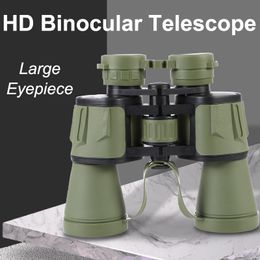Telescopio Binoculares Potente 20X50 Profesional Visión nocturna con poca luz Largo alcance Impermeable Caza militar Equipo de campamento 230824