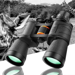 Télescope Jumelles Puissant 20X50 Professionnel Faible Lumière Vision Nocturne Longue Portée Étanche Militaire Chasse Camping Équipement 231128