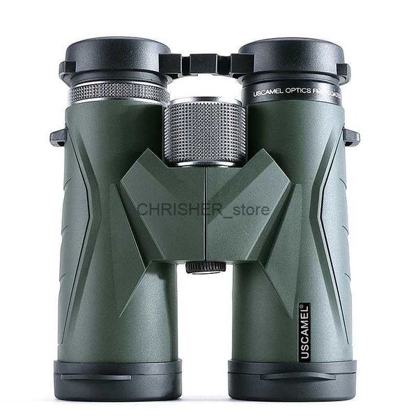 Telescopio Binoculares Binoculares potentes Militar HD 8x42 10x42 Binoculares Telescopio BAK7 Ocular Tazas Óptica de Zoom de nitrógeno a Prueba de Agua para Caza L231226