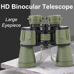 Telescope Binoculars Télescope puissant 20X50 jumelles professionnelles faible luminosité Vision nocturne longue portée étanche militaire chasse équipement de Camping 231102