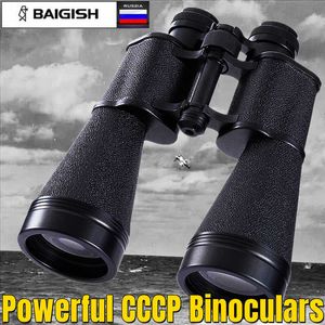 Télescope Jumelles Russie Jumelles Puissantes Professionnel HD Baigish Militaire Tescope Lll Vision Nocturne Verre Optique Russe Binoculos Monoculos HKD230627