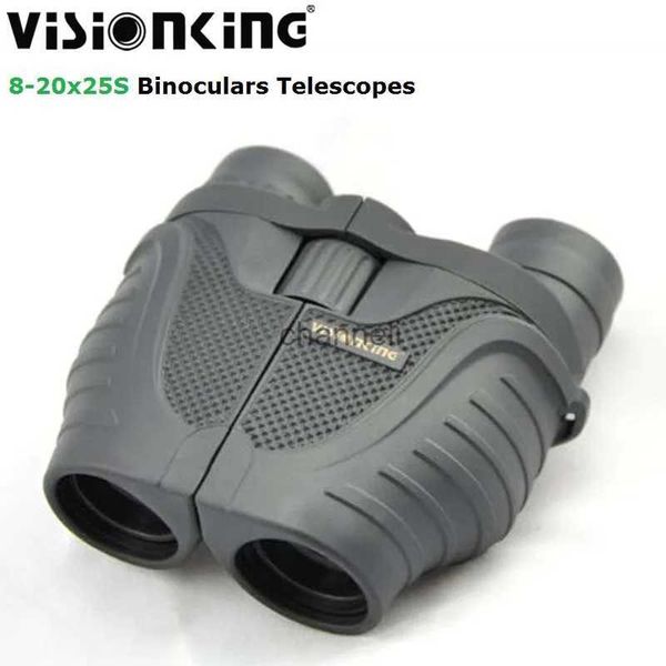 Jumelles de télescope Visionking 8-20x25 Porro Design jumelles haute puissance Camping/chasse/voyage en plein air jumelles télescopes cadeau bonne qualité YQ231204