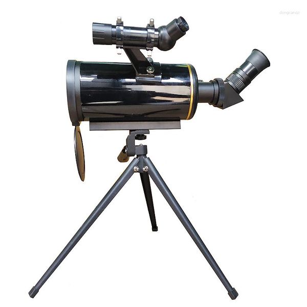 Télescope Compact 90/1000 Maksutov-Cassegrain Monoculaire Astronomique à Longue Mise au Point Avec 5x24 Finderscope Outils d'Observation Spatiale