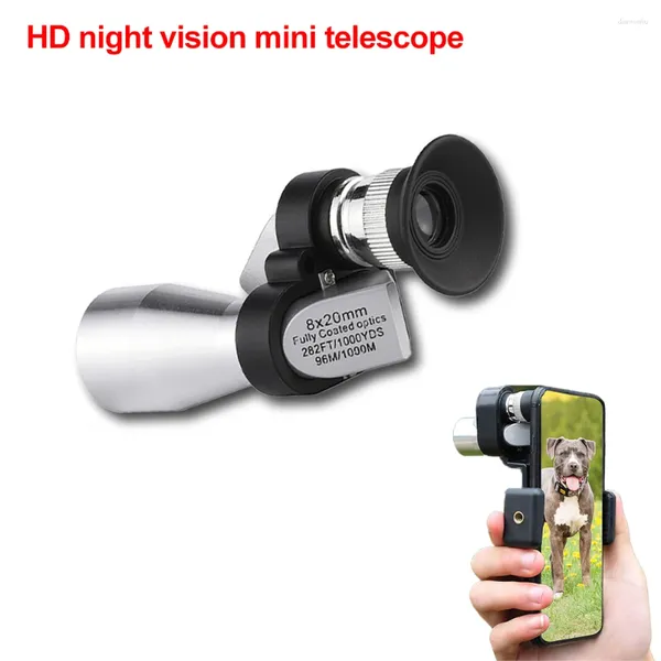 Télescope HD Vision nocturne Mini Pocket Zoom monoculaire extérieur portable pour la chasse au camping Mountaine d'alpinisme