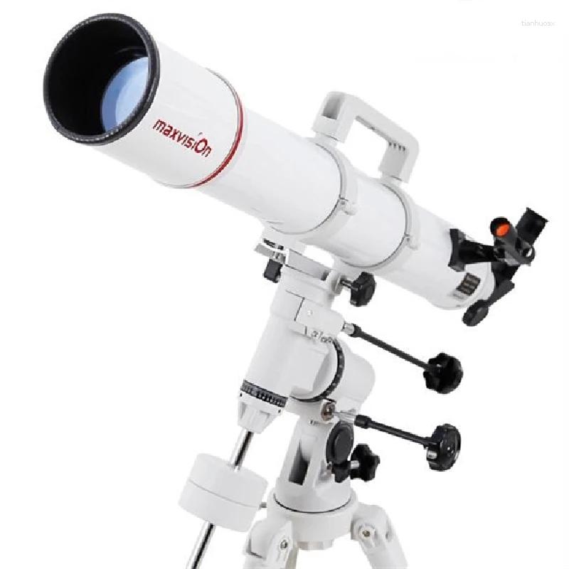 Telescope Maxvision 80/900 Astronomical 80DX With German Equatorial Mount 1.25 Inch Stainless Steel Tripod