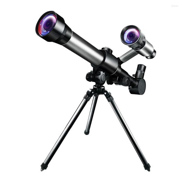 Télescope extérieur haute clarté astronomique réfraction Science enseignement jouet W 20X 30X 40X grossissement oculaires trépied