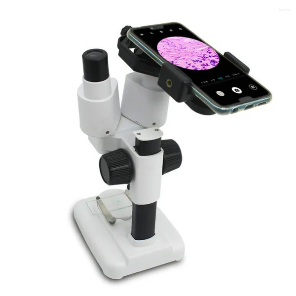 Telescopio Teléfono Microscopio Adaptador Soporte para móvil Naturaleza Grabación Accesorio Abrazadera Kick Stand