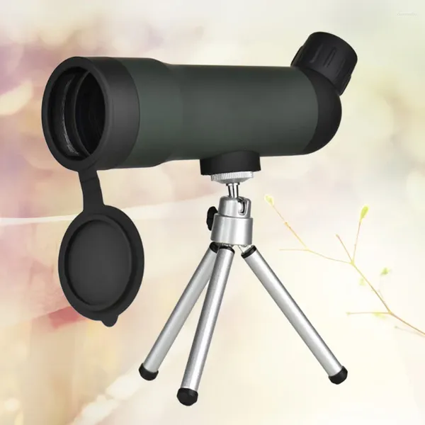 Telescopio impermeable 20X50 Mini visión nocturna lente óptica telescopio con trípode retráctil soporte para Camping