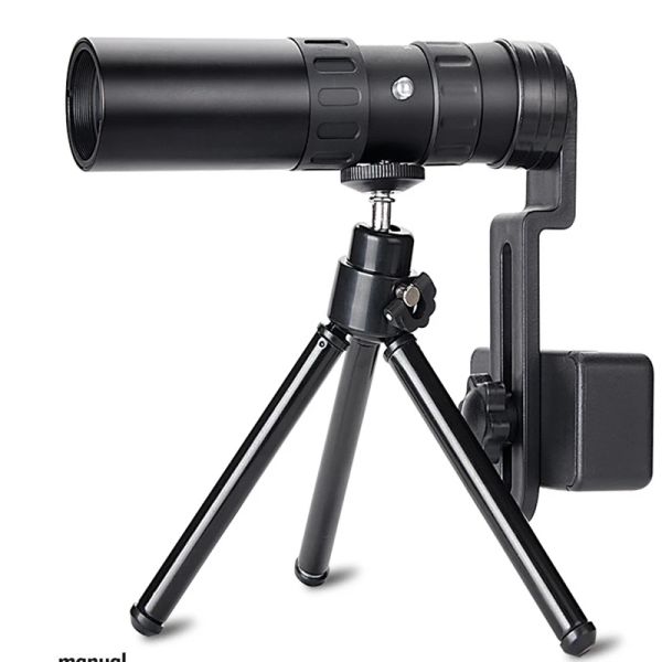Télescopes 10300x40 HD Zoom Mobile Phone Lens pour iPhone Samsung Monocular Telescope portable de haute qualité PRENEZ PHOTO PHOTO POUR CAMPING