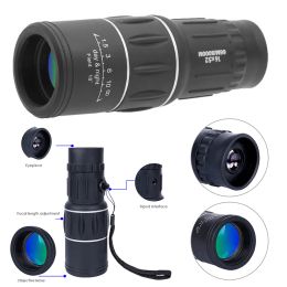 Télescopes 16x52 HD Spot de spot monoculaire Télescope étanche à la chasse extérieure Portée pour le camping Birdwatching Travel