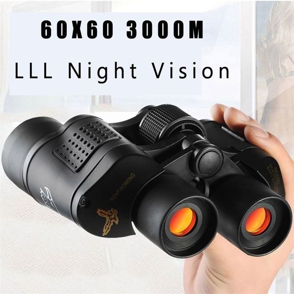 Télescopes 60x60 3000M HD jumelles de chasse professionnelles télescope Vision nocturne pour la randonnée voyage travail sur le terrain Protection contre les incendies forestiers