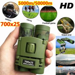 Télescopes 700x25 Binoculaires HD Télescope Télescope Camouflage puissant à longue portée Mini Bak4 FMC Optique pour la chasse aux sports