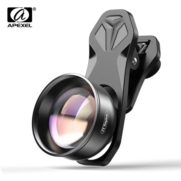 Télescopes Apexel 2x HD Télescope Lens Portrait Portrait Zoom + CPL Filtre Star pour iPhone Xiaomi Tous les smartphones DropShipping